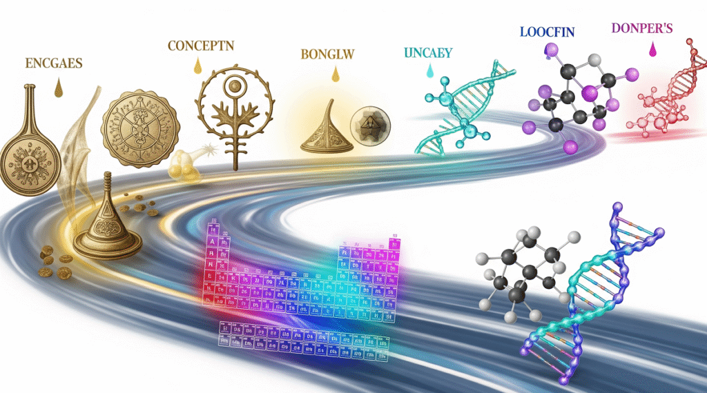 The evolution of chemistry, Evolution Chemistry, Future chemistry, future materials