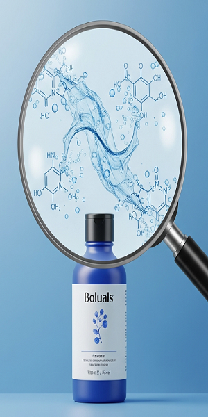 chemist observing product ingredients using hand-lens, Chemiverse Sage